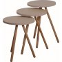 Trippel batch bord 34 cm - Cappuccino
