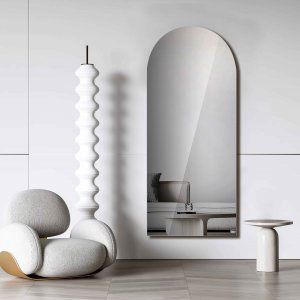 Helfigursspeil Leona 70 × 160 cm Buet - veggmontert/gulvstående Helfigursspeil Leona 70 × 160 cm Buet - veggmontert/gulvstående