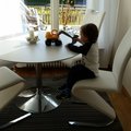 Kundebilde Ibiza spisebord ø110 - Hvit/krom