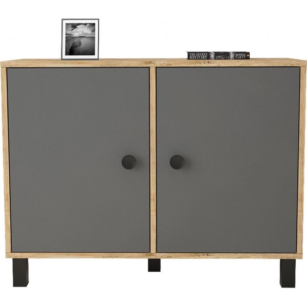 Vilamo skap 35 - Furu/antrasitt