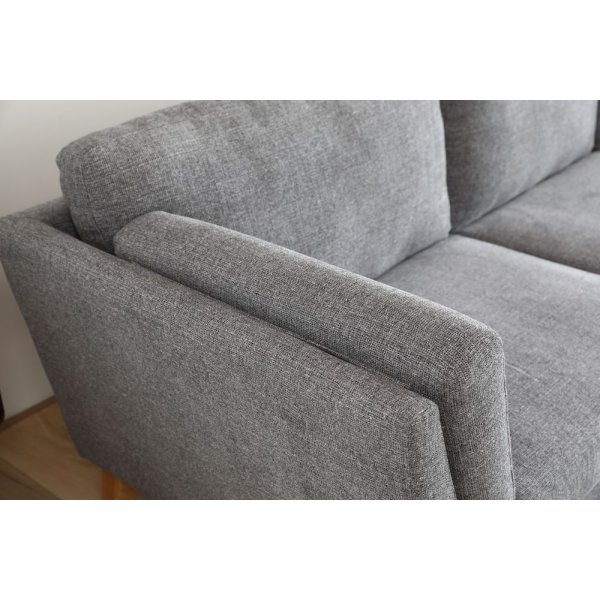 Behagelig divansofa - Grå Behagelig divansofa - Grå