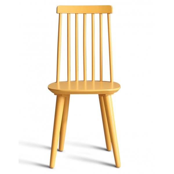 Dalsland spisegruppe: Spisebord i sort/eik med 6 gule knaggstoler Dalsland spisegruppe: Spisebord i sort/eik med 6 gule knaggstoler