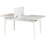 Vina 0701 spisegruppe med sofa - Hvit/lys gr