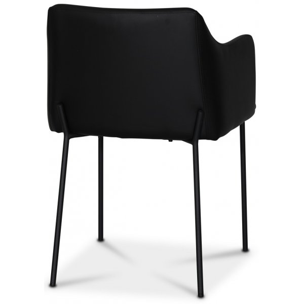 New York lenestol - Svart PU + Flekkfjerner for mbler