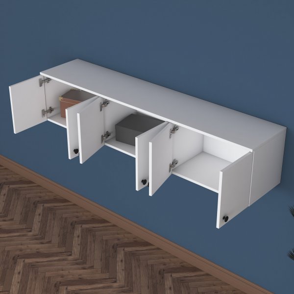 Mendy veggskap - Hvit