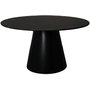Lance rundt spisebord 137 cm - Marmor (Svart) / Metall