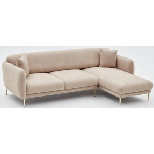 Simena divan sofa hyre - Beige/gull