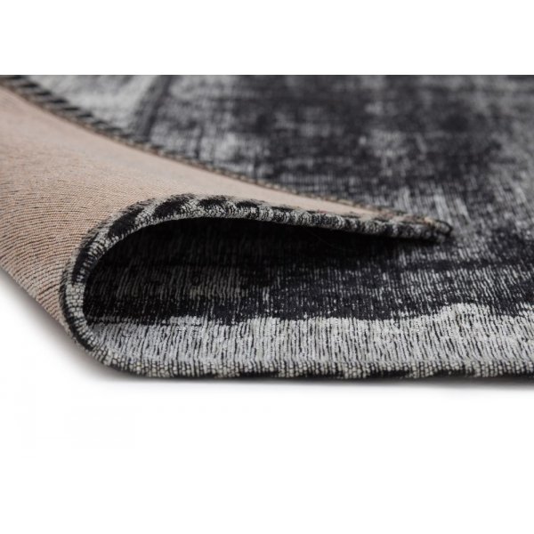 Patchwork-teppe Stracciatella - Svart/Hvit