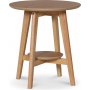 Bridge rundt sidebord 50 cm - Eikefinr