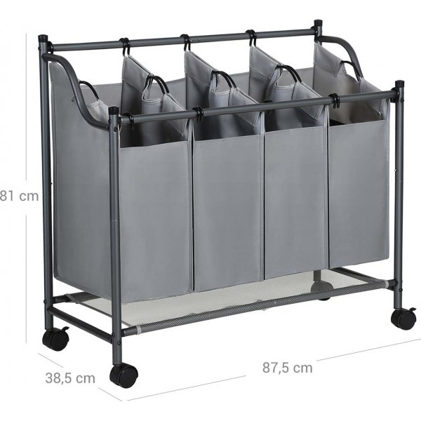 Ethel skittentøyskurv - Grå Ethel skittentøyskurv - Grå