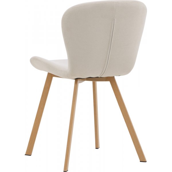 Lija spisestol - Beige/eik Lija spisestol - Beige/eik