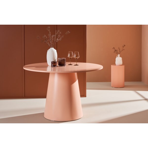 Lanzo spisebord Ø120 cm - Rosa Lanzo spisebord Ø120 cm - Rosa