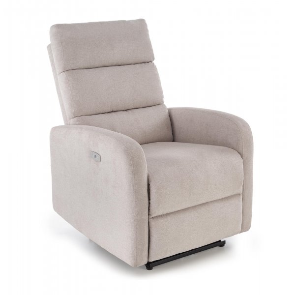 Elektrisk lenestol med hvilestol - Lys beige