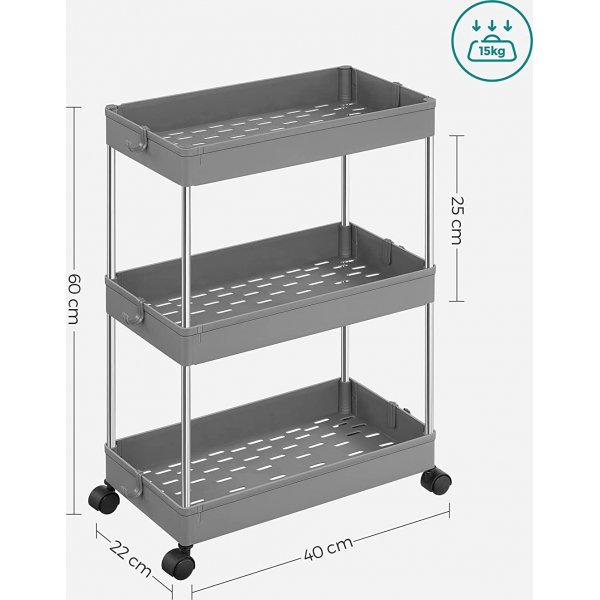 Criollo kjøkkenhylle 60 cm - Grå Criollo kjøkkenhylle 60 cm - Grå