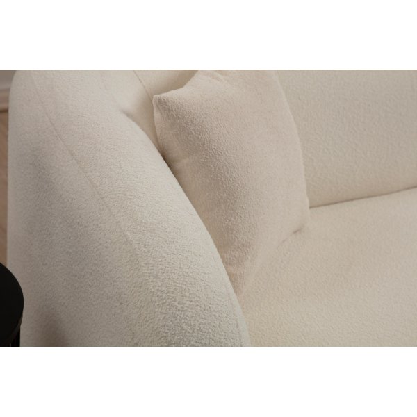 Asis 3-seters sofa - Krem Asis 3-seters sofa - Krem