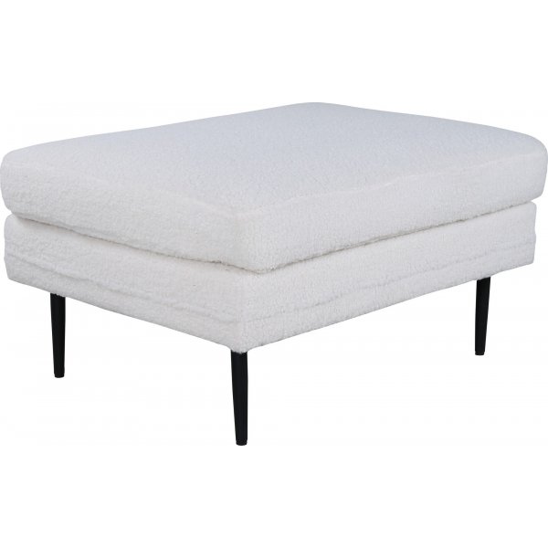 Savanna sittepuff - Hvit teddy Savanna sittepuff - Hvit teddy