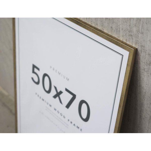 Ramme Deluxe (Gull) - 50x70 cm Plakat Ramme Deluxe (Gull) - 50x70 cm Plakat