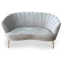 Snckan 2-seter sofa - Grbeige flyel / Messing