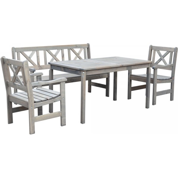 Bollnäs utendørs lenestol - Grå Bollnäs utendørs lenestol - Grå