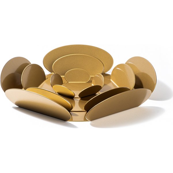 Rhodos dekorativt fat - Gull