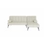 Sovesofa med divan i beige flyel