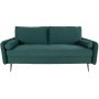Imola 2,5-seters sofa - Grnn/svart
