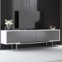 Force TV-benk - Antrasitt/hvit/slv
