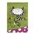 Barnmatta Holly - Kitty gr�n - 120x170 cm