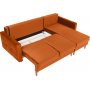 Noret sovesofa divansofa - Oransje rd