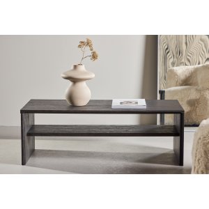 Salongbord Telemarket 110x50 cm - svart