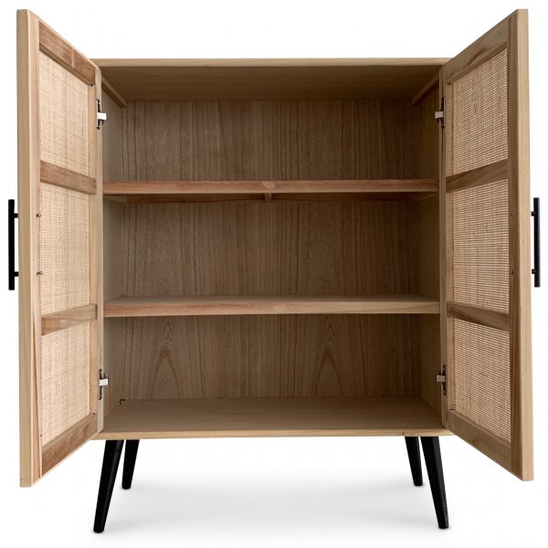 React skap - Rotting / Svart + Tekstilrens for mbler