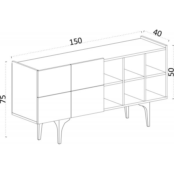 Sirius skjenk - Safir eik Sirius skjenk - Safir eik