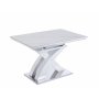 Ingrid spisebord uttrekkbart 120-160 cm - Hvit marmor Ingrid spisebord uttrekkbart 120-160 cm - Hvit marmor