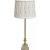 Linn Pliss Stitch bordlampe - Offwhite/gull - 66 cm