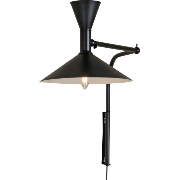 Strngns vegglampe - Svart