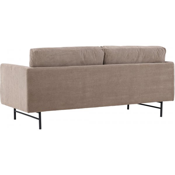 Sky 3-seters sofa - Sort/brun Sky 3-seters sofa - Sort/brun