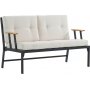 Lotus 2-seters utesofa - Svart/beige