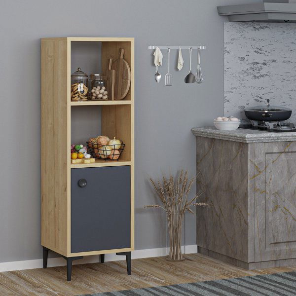 Alone skap - Safir/eik/antrasitt Alone skap - Safir/eik/antrasitt