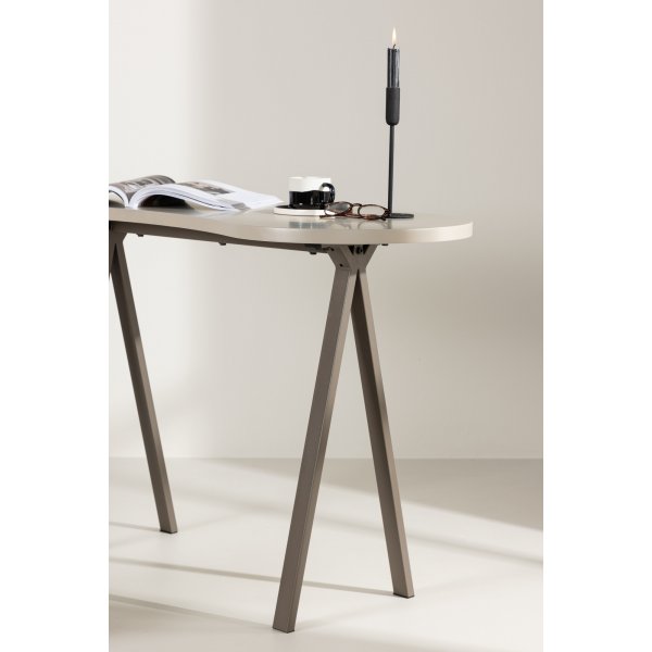 Holmestrand skrivebord 115 x 50 cm - Beige/Brun