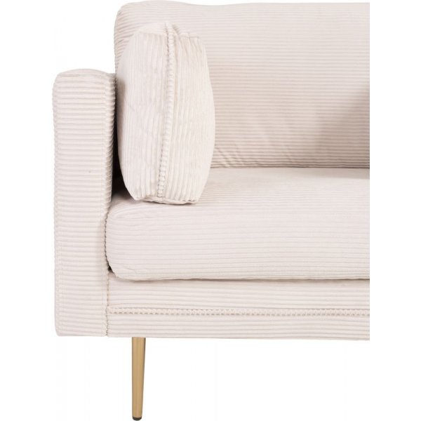 Lenestol Savanna - Lysegrå Manchester / Messingben Lenestol Savanna - Lysegrå Manchester / Messingben