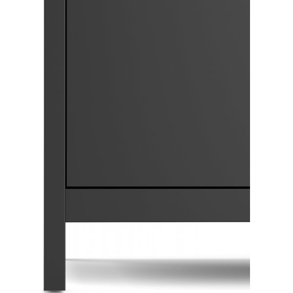 Madrid garderobe med 2 dører - Sort Madrid garderobe med 2 dører - Sort