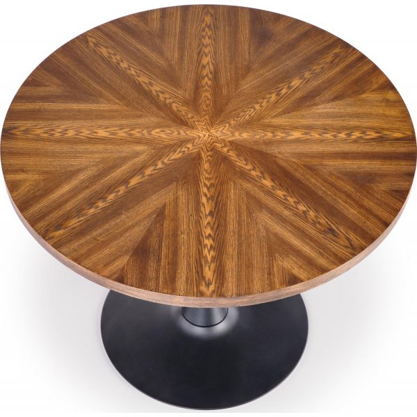 Spisebord rundt valntt - svart 100 cm - Towson + Mbelftter