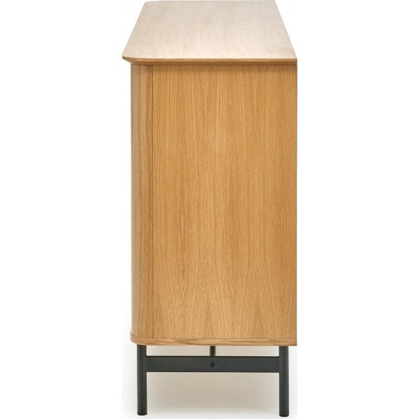 Giga kommode - Eik/sort