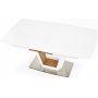 Vickie spisebord - Hvit/eik