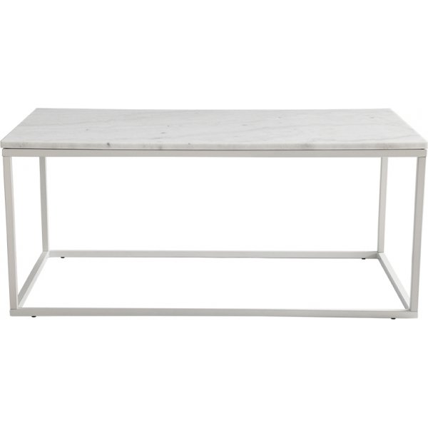 Accent sofabord 110 - Hvit marmor