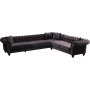 Bogart hjrnesofa - Brun