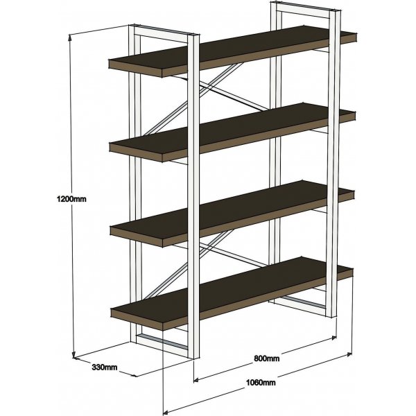 Makro bokhylle - Valntt