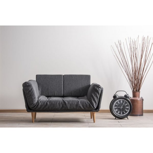 Lundby sovesofa - Mørkegrå Lundby sovesofa - Mørkegrå