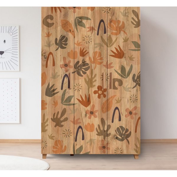 Leva Leaf garderobe - Furu