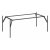 Terrazzo sofabord 110x60 cm - Cosmo Terrazzo & understell AIR i svart metall